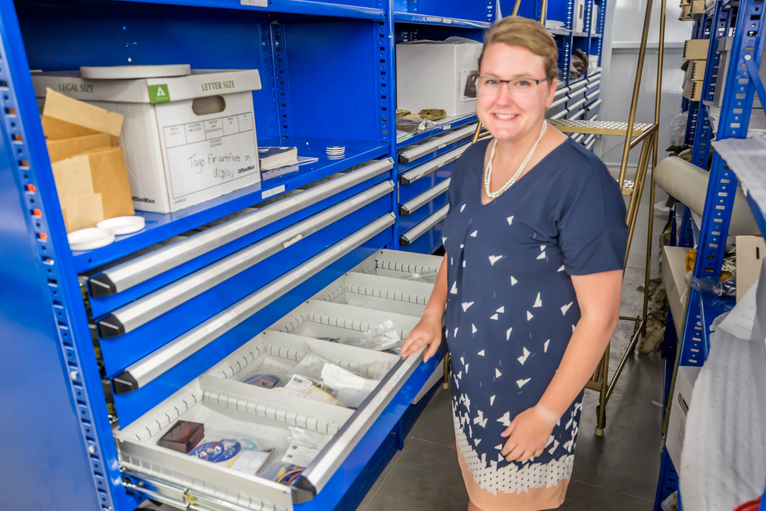 Christy Kincaid, Keeper of the Air Zoo Artifacts