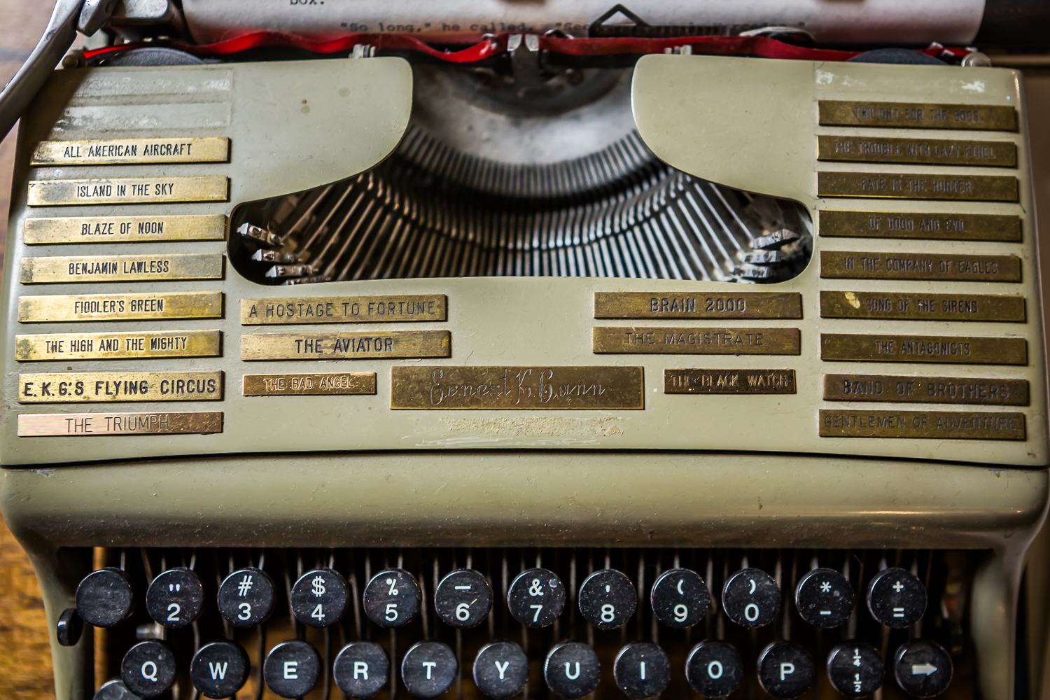 Celebrating Ernie Gann’s Typewriter on His Birthday