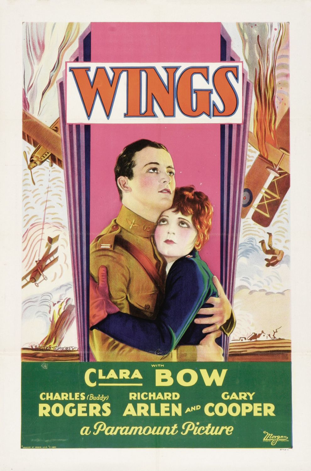 Wings Set Aviation Movie Standard in 1927